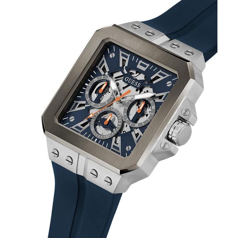 GUESS GW0637G1 Orinal LEO Navy Jam Tangan Pria Multi Fungsi