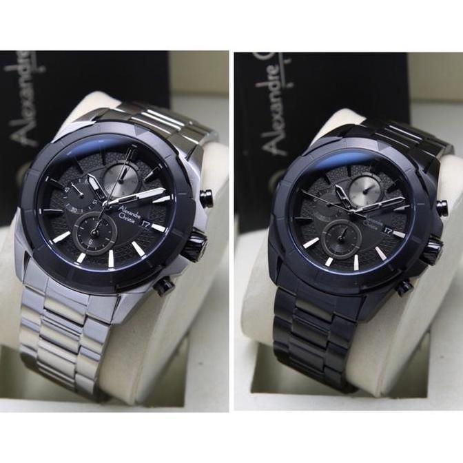 [ ORINAL ] Jam Tangan Pria / Cowok Alexandre Christie 6596 AC 6596