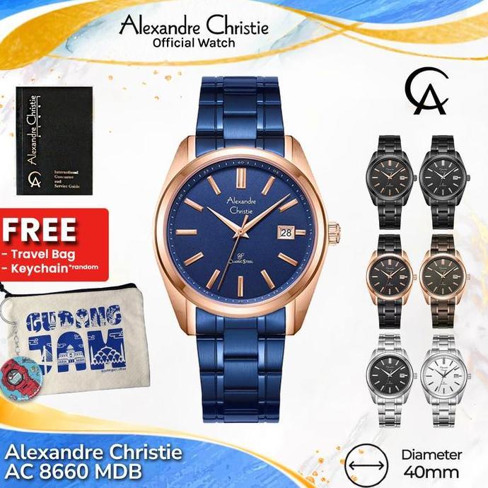 Alexandre Christie AC 8660 MD | Jam Tangan Pria