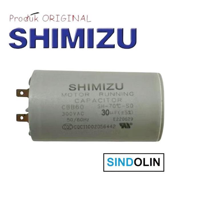 Kapasitor pompa air SHIMIZU PC250BIT / PC 250 BIT , 30 uf BISA GOSEND