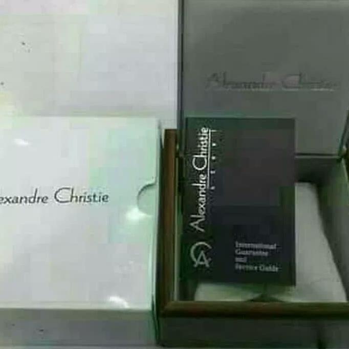 JAM TANGAN PRIA ALEXANDRE CHRISTIE AC6501 FULL BLACK ORINAL