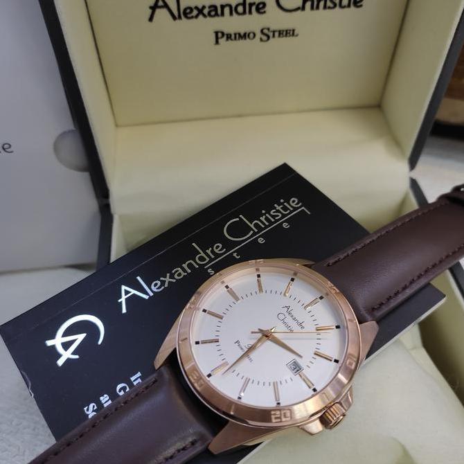 Jam Tangan PRIA ORINAL Alexandre Christie Ac 1011 MD Stainless