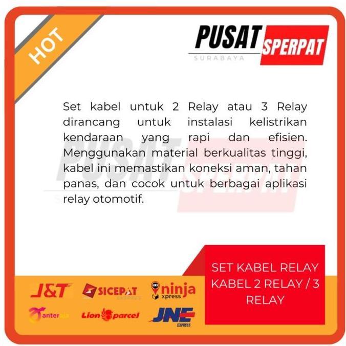 Diskon Hella Bosch - Set Kabel Relay Hella Bosch 2 Relay / 3 Relay (Harga/Pcs)