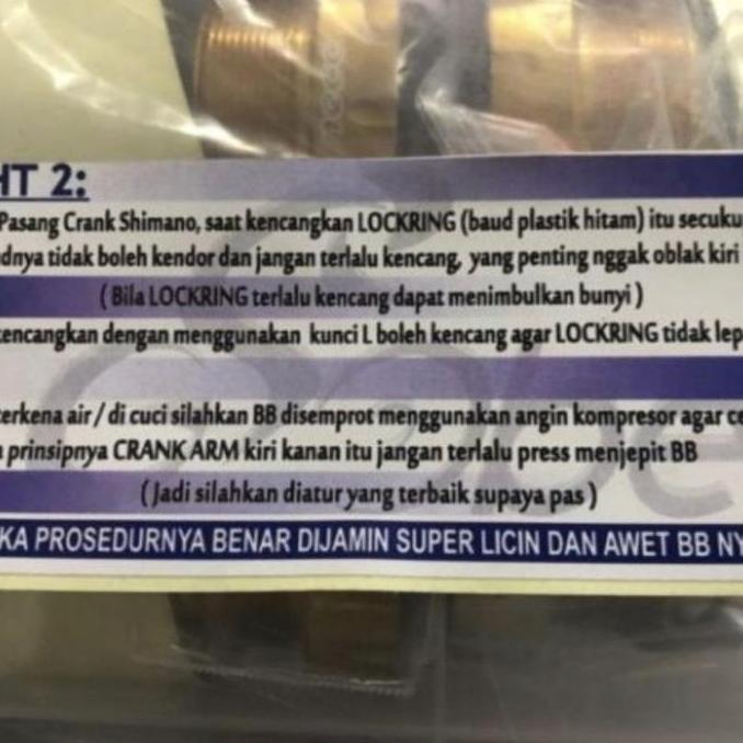 Bb Ceramic Mbah Gober Crank Hollowtech Ii Bottom Bracket 2 Shimano New