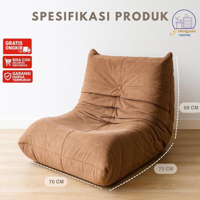 Sofa Lantai Minimalis - Sofa Ruang Tamu Minimalis - Sofa Kamar Tidur Aesthetic - Sofa Empuk Nyaman -