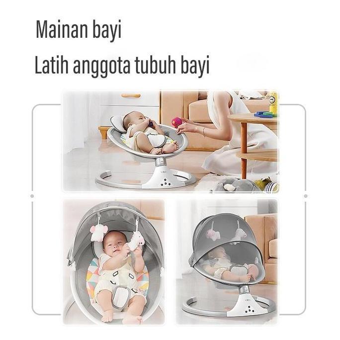 [COD]Kursi ayunan bayi/Bouncer bayi ada mainan/Ayunan bayi kekinian/Ayunan bayi elektrik/Ayunan bayi