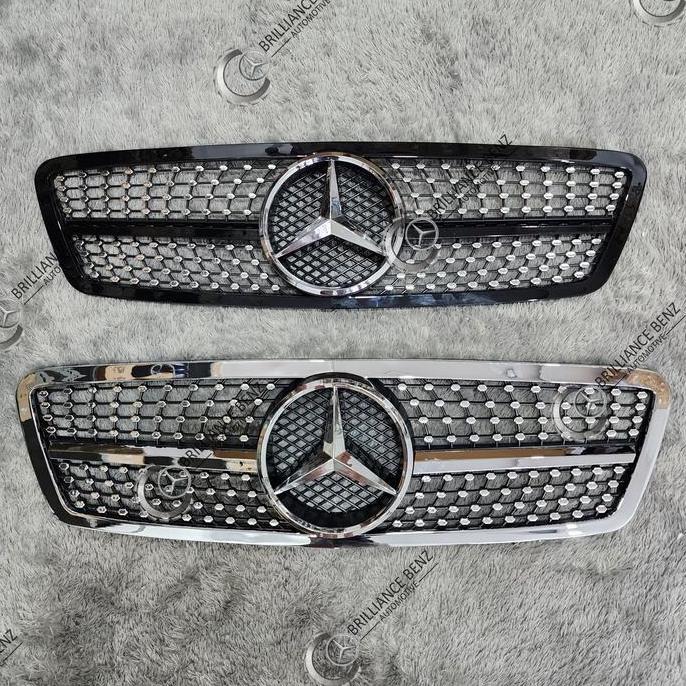 Grill Diamond Mercedes W203 C200 C230 C240 2000-2007 Grille Amg W203