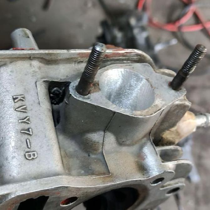 BLOCK HEAD BEAT KARBU ORIGINAL 130CC SUDAH ADA JALUR OC SIAP DI PAKE RACE/HARIAN ORIGINAL DAN TERPER