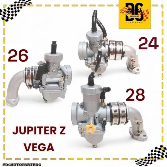 Promo Terbaru, Paket Manipol Dan Karbu Pe24 Pe26 Pe38 Jupiter Z Vega Untuk Motor Jupiter Z Dan Vega 