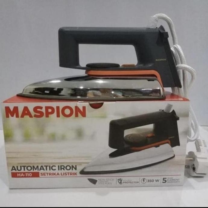 Ready MASPION Setrika HA-110 Seterika Maspion HA110 Gosokan Maspion HA 110 murah