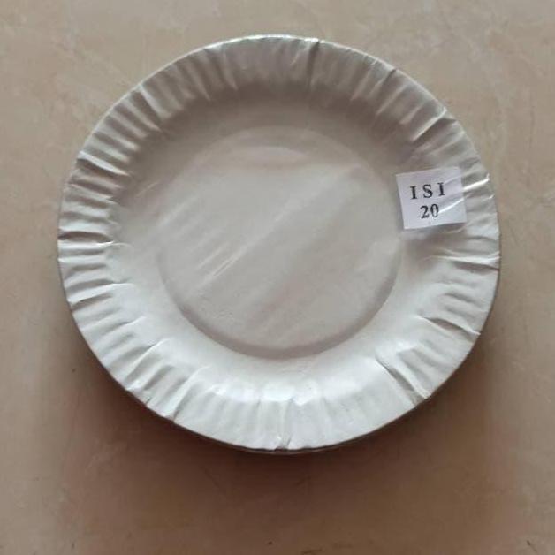 piring kertas besar putih murah