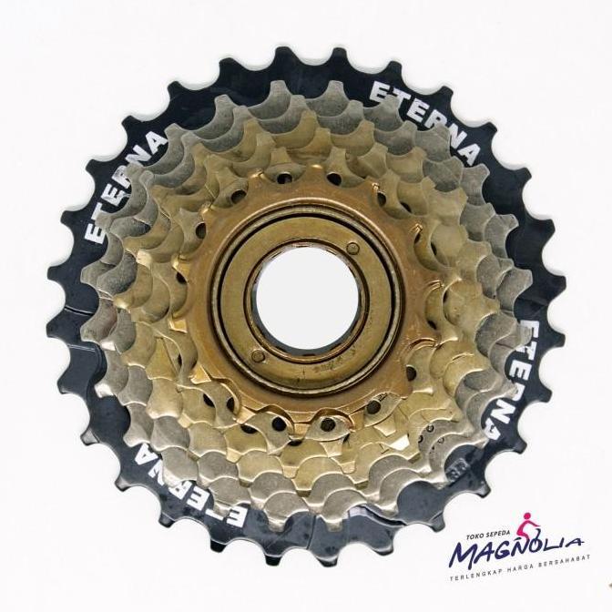 Freewheel Sprocket Sproket Sprocket Sepeda 7 Speed Drat Ulir Eterna