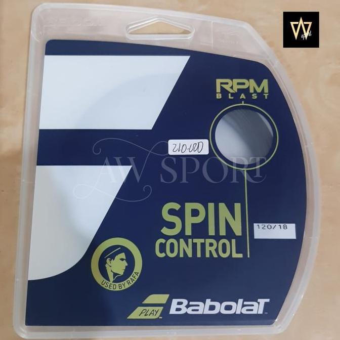 Senar Tenis Babolat RPM Blast Spin Control 120/18 / Senar Raket Tenis