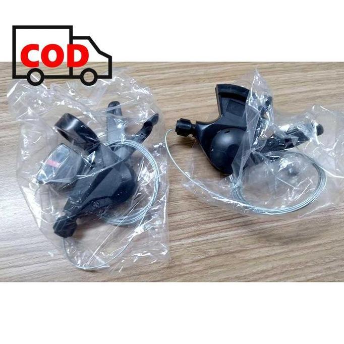 Pengatur Kecepatan Gigi Sepeda 8 Speed 2Pcs Operan Pemindah Gir Rem Shifter Aman