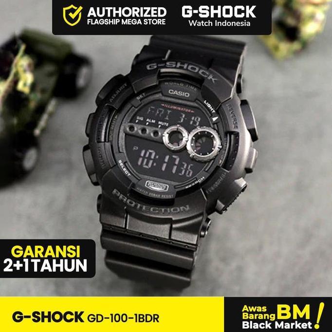G-Shock GShock GD-100-1BDR GD-100-1B GD-100 GD100 GD 100 Watches
