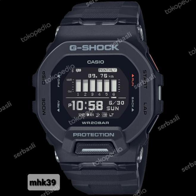 JAM CASIO GSHOCK GBD-200-1DR GBD200-1DR ORINAL BERGARANSI
