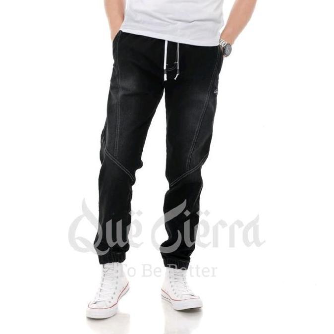 JOGGER JEANS PRIA/CELANA JOGGER JEANS POLOS PANJANG/CELANA JOGGER PRIA YANG HITS