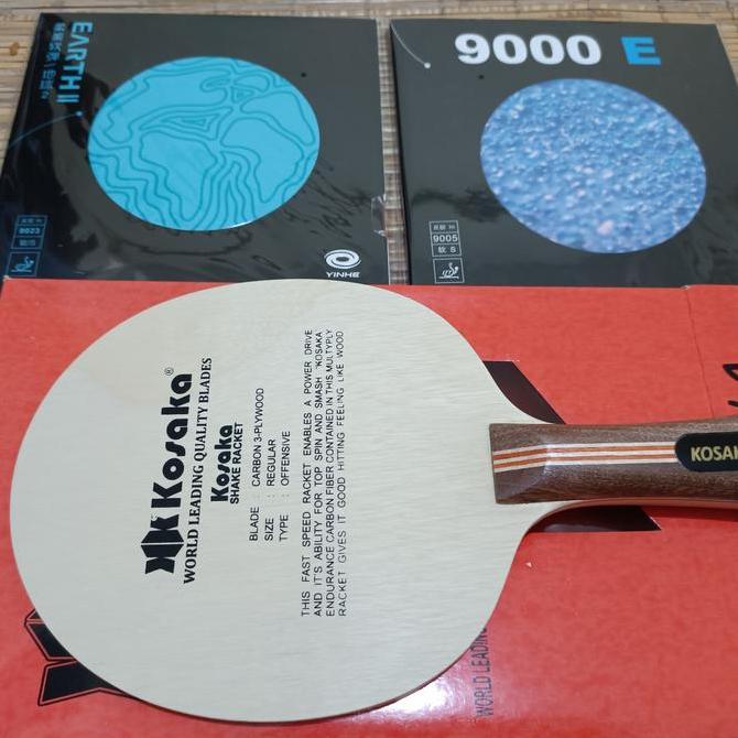 PAKET BET KOSAKA CARBON HANDLE SARDIUS PLUS YINHE