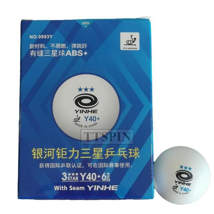 Yinhe 3-Star Y40+ ABS+ Poly Balls ~ Bola Pingpong Tenis Meja Bintang 3 Stars