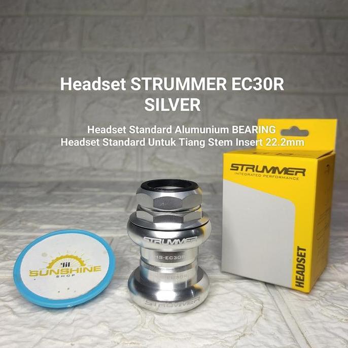 Headset Bearing Strummer Ec30R Kom Fork Steertube Standard Drat Ulir 25.4Mm Tiang Stem Insert 22.2Mm