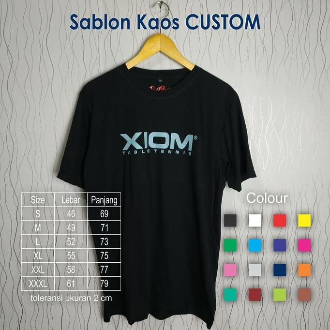 Kaos Tenis Meja Lokal Xiom Pingpong