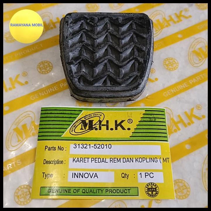 TERBARU KARET PEDAL REM DAN KOPLING MANUAL MOBIL KIJANG INNOVA TGN40, KUN40