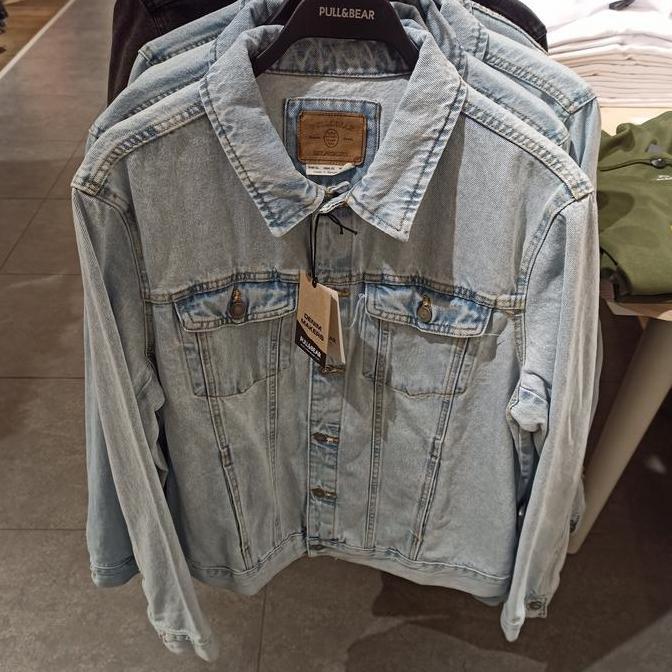 jaket denim pull and bear orinal jaket denim pull & bear