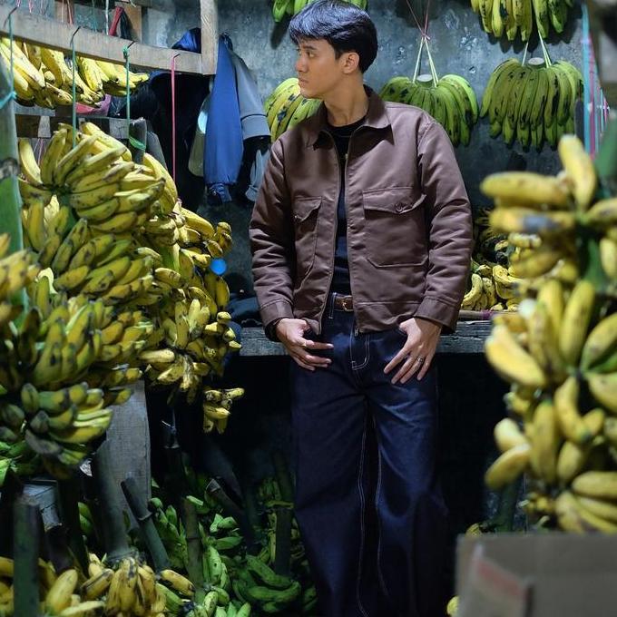 Vobia Work Jacket Obsidian Suede - Brown