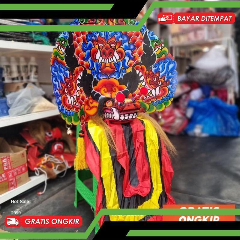 BANYAK DISKON  BARONGAN CAPLOK KAYU CORET FULL SET LENGKAP / Barongan Dewasa Jumbo Plipit Romo / Bar