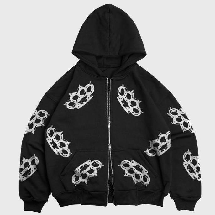 TRUTH | HOODIE BOXY DOUBLE ZIPPER EQUIPMENT