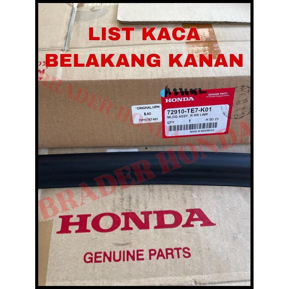 GRATIS ONGKIR LIST PELIPIT KACA LUAR MOLDING KARET PINTU LIS WATER STRIP BRIO SATYA 2019 UP KE ATAS 
