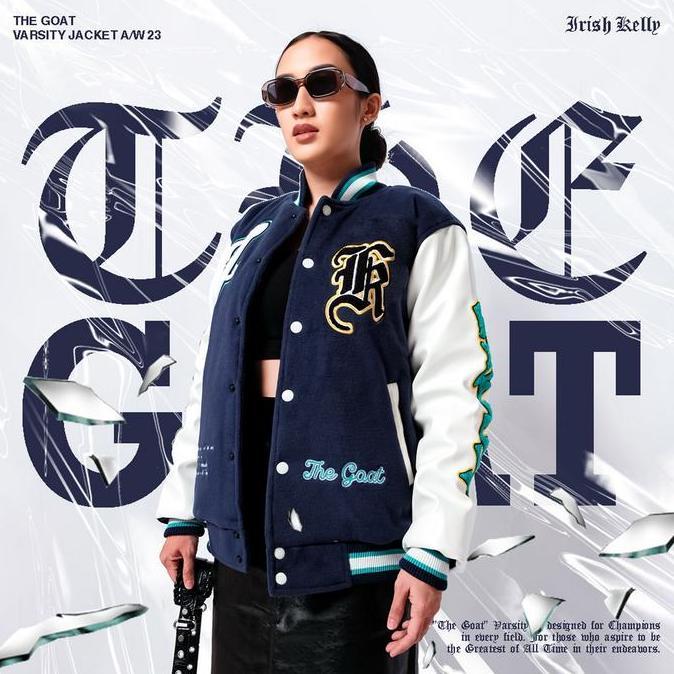 IRISH KELLY the GOAT Varsity Jacket | Jaket Varsity