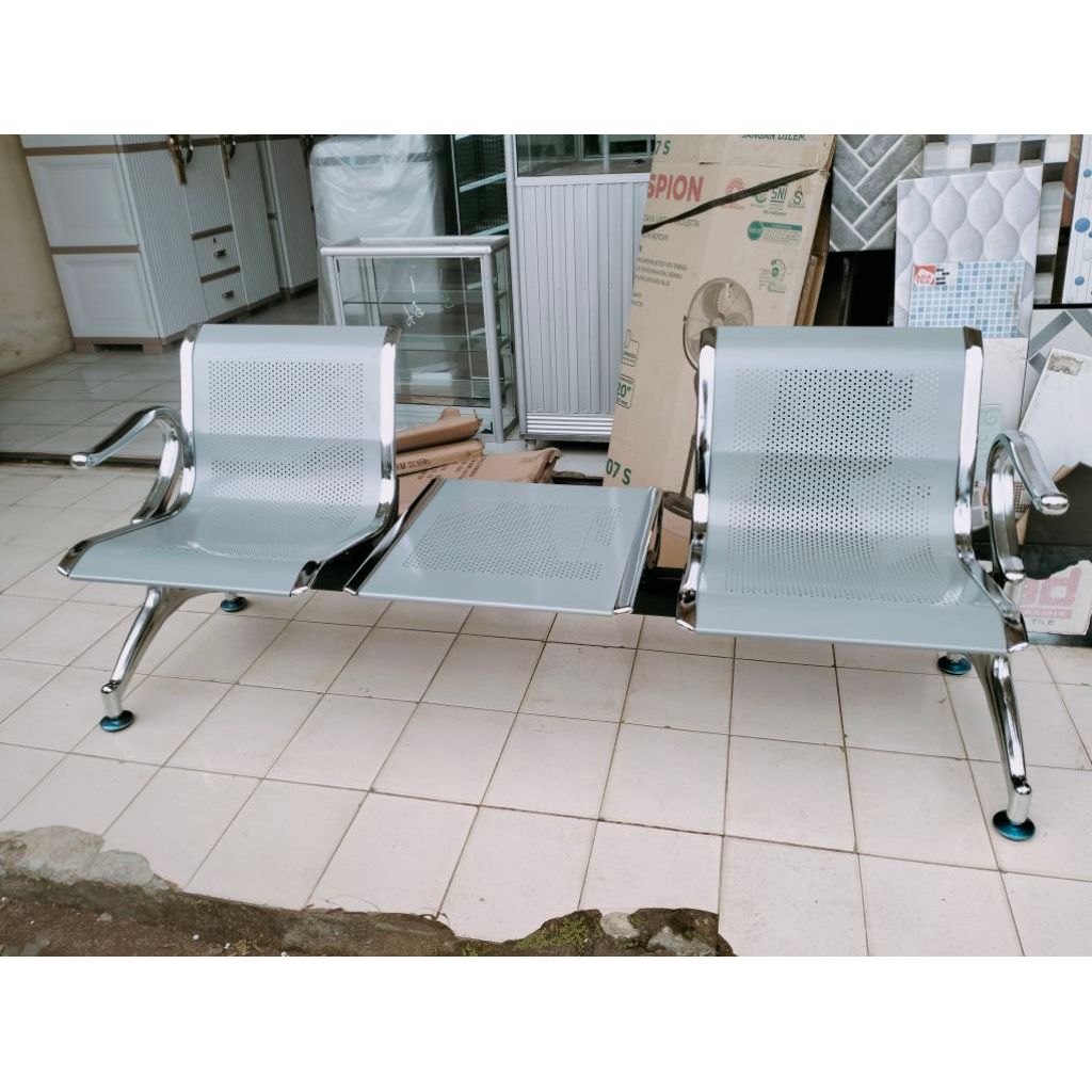 Kursi tunggu stainless stell