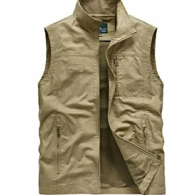 jaket rompi pria/rompi keren/rompi harian