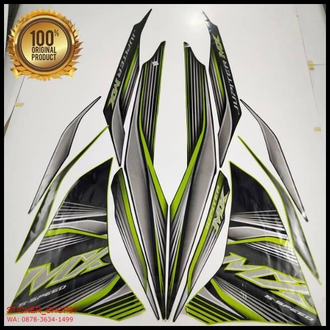 TERLARIS (ORI)  STRIPING  YAMAHA JUPITER  MX NEW 135 2012 HITAM HIJAU 