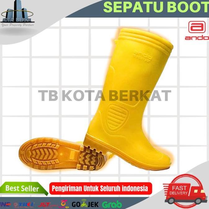 SEPATU BOOT ANDO / SEPATU APD / SEPATU KONTRUKSI / SAFETY BOOTS ANDO