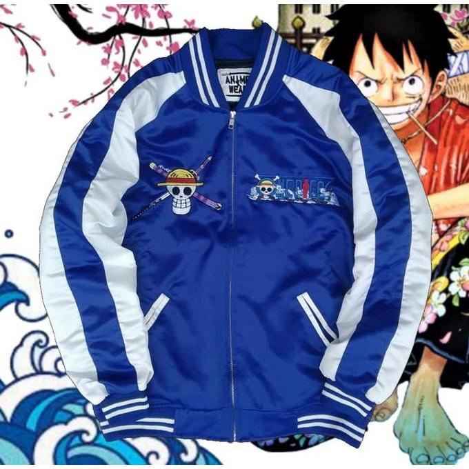 Jaket Sukajan Luffy Taro Anime One Piece
