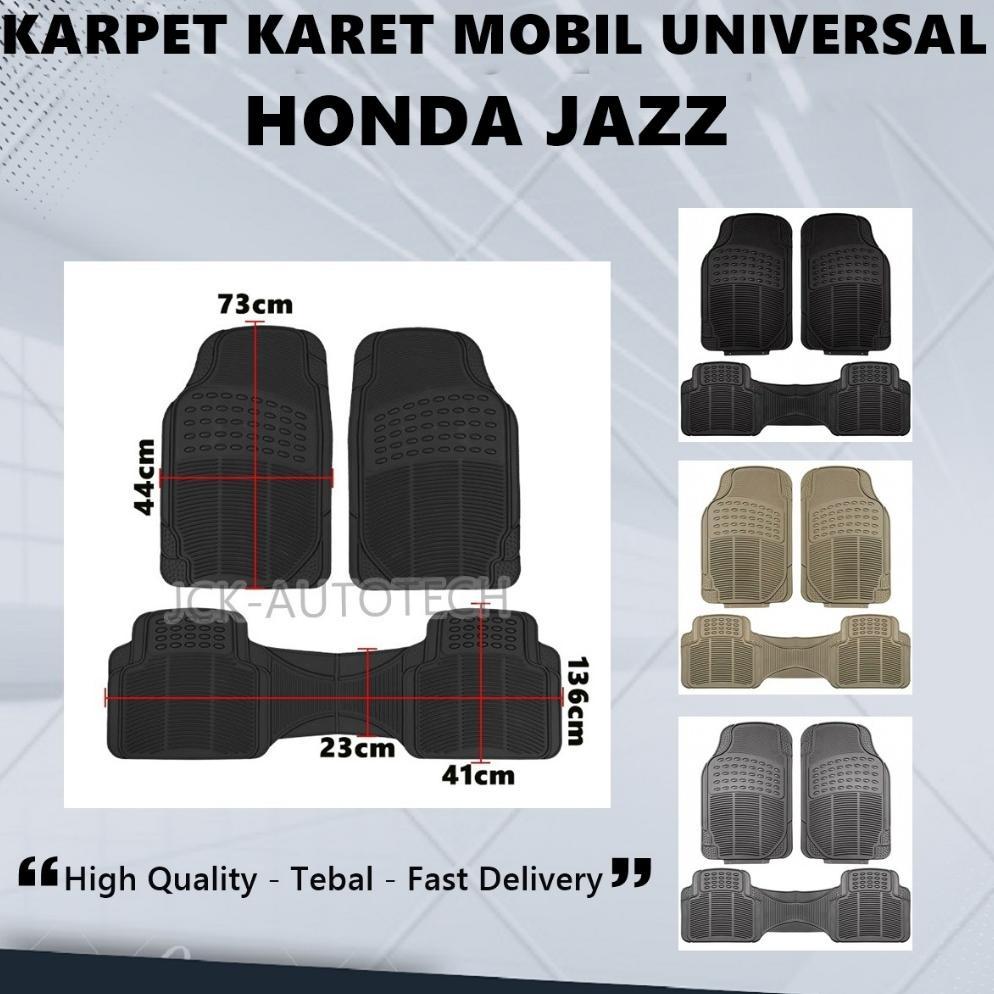 karpet karet mobil universal 2 baris honda jazz