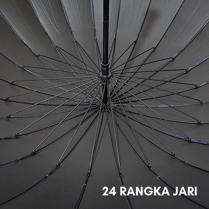 Payung Golf 24 jari Polos ada sarung kualitas Premium
