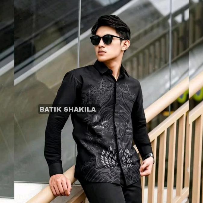 FREE ONGKIR SHAKILA BATIK DAMAR KEMEJA BATIK PRIA LENGAN PANJANG MOTIF TERBARU 2024 SIZE M L XL XXL 