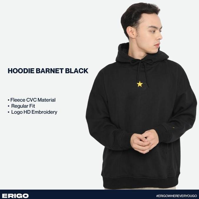 Erigo Hoodie Barnet Black