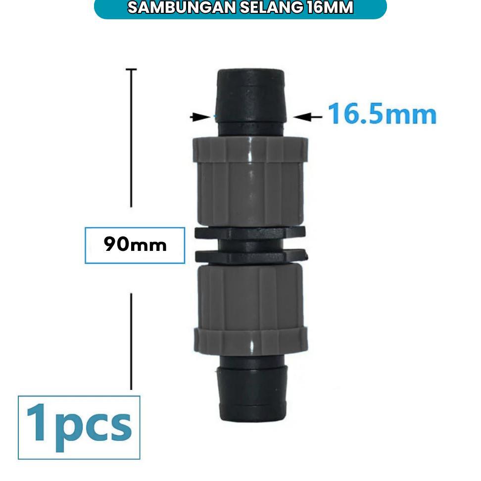 Promo Cod Konektor Selang Drip Irigasi Pertanian 16Mm | T Elbow Sambungan Pipa Pe Fitting Irigasi Te