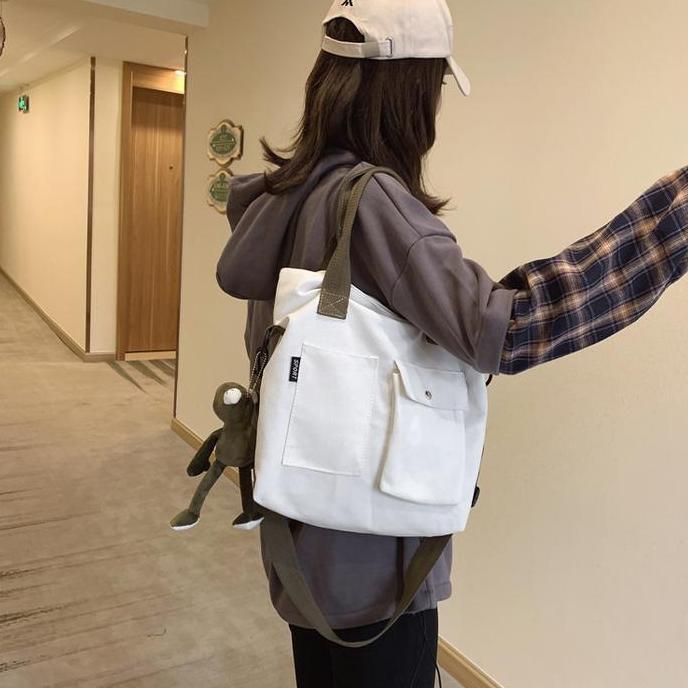 Tas Wanita Tas Kanvas Premium Tebal
