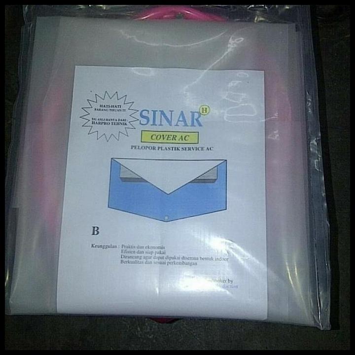 TERMURAH PLASTIK CUCI AC CLEANING AC SUPER TEBAL UNTUK 1/2 PK - 3PK