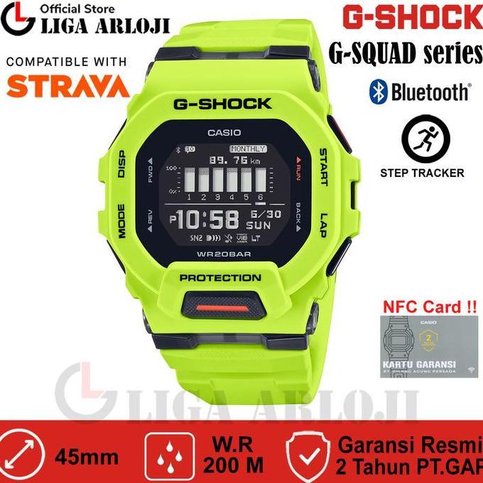 Casio G-Shock Gbd-200-9Dr Jam Tangan Pria Digital Gbd200 G-Squad