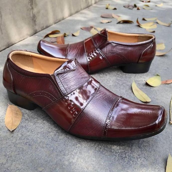 SEPATU PANTOFEL LELAKI ASLI KULIT SAPI SEPATU PANTOFEL PRIA