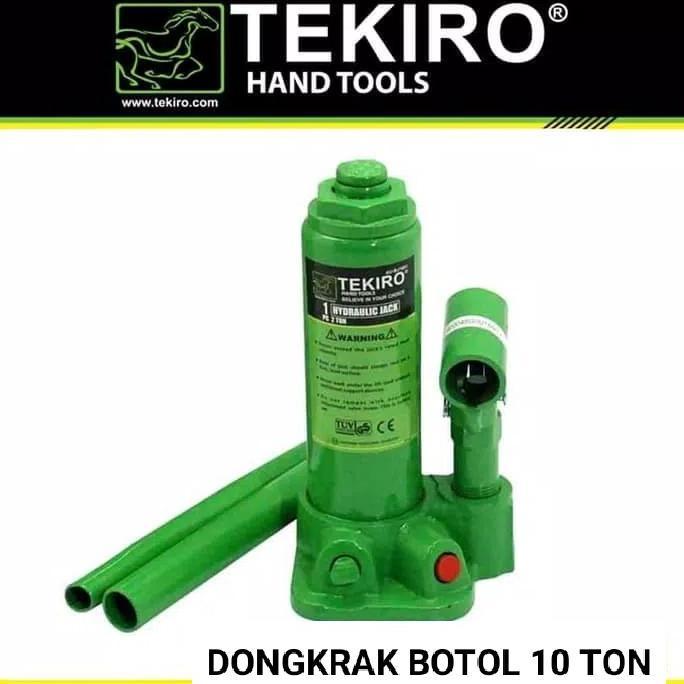 Dongkrak Botol TEKIRO 10 Ton / Dongkrak Mobil 10 Ton TEKIRO Terlaris
