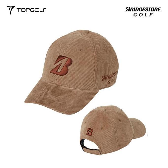 Topi Golf Pria Wanita Bridgestone Cap Corduroy Cpw24D Mens