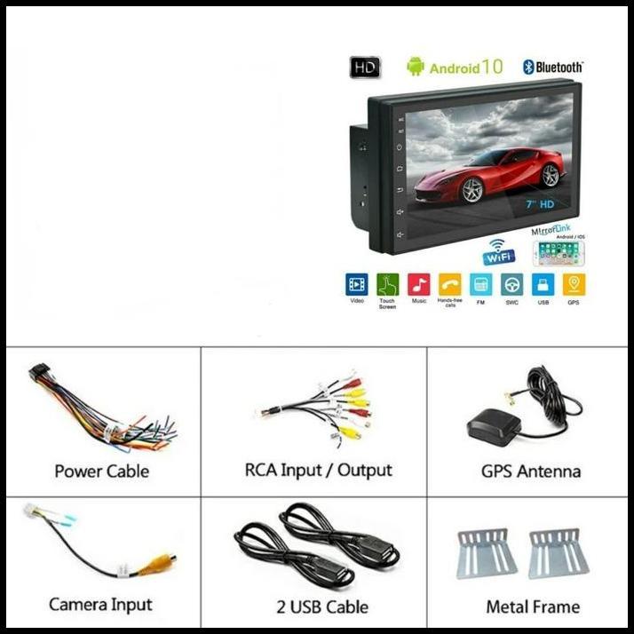 DISKON HEADUNIT DOUBLE DIN 7 INCH TV ANDROID 7 INCH TV MOBIL 