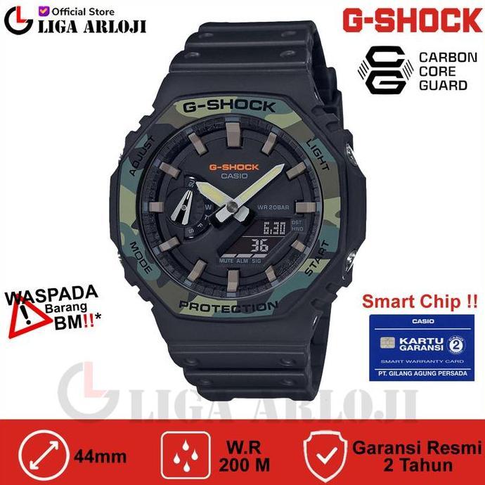 Casio G-Shock Ga-2100Su-1Adr Jam Tangan Pria Gshock Ga2100 Ga-2100Su-1